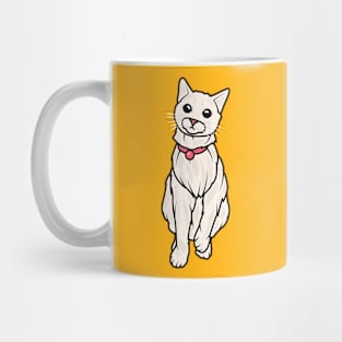 The Slim Cat Stood up Mug